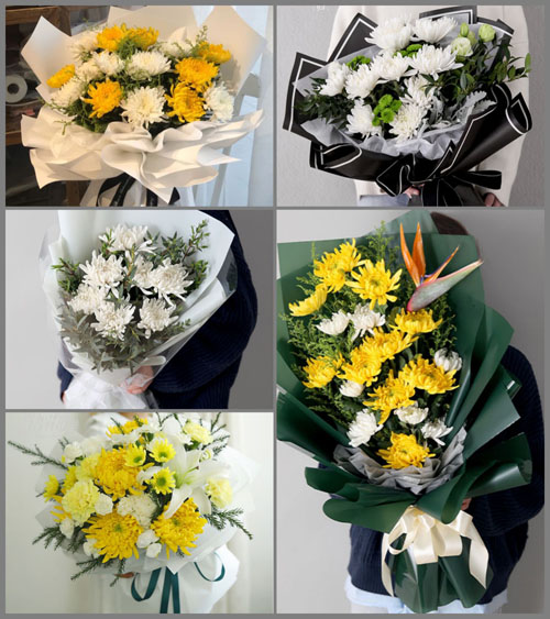 江苏扬州邗江区槐泗镇陈沟村白事花束代送